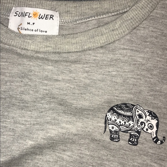 Grey Crop Top - Picture 2 of 2